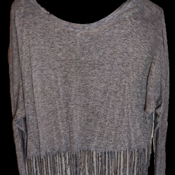 Grey American Flag Long Sleeve Shirt - Picture 3 of 4